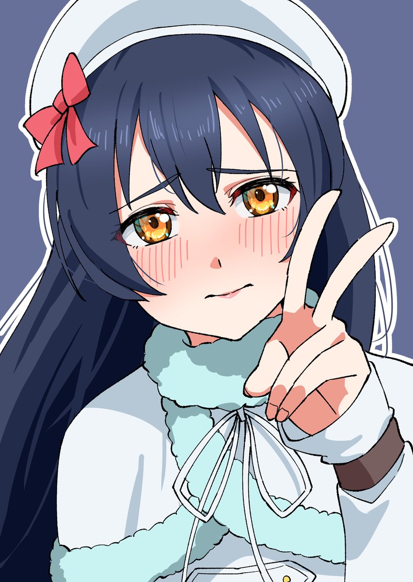 スクールアイドル全員描く
Draw all school idols 

4人目　園田海未
あと51人！(ミュージカル含んでません)
#lovelive