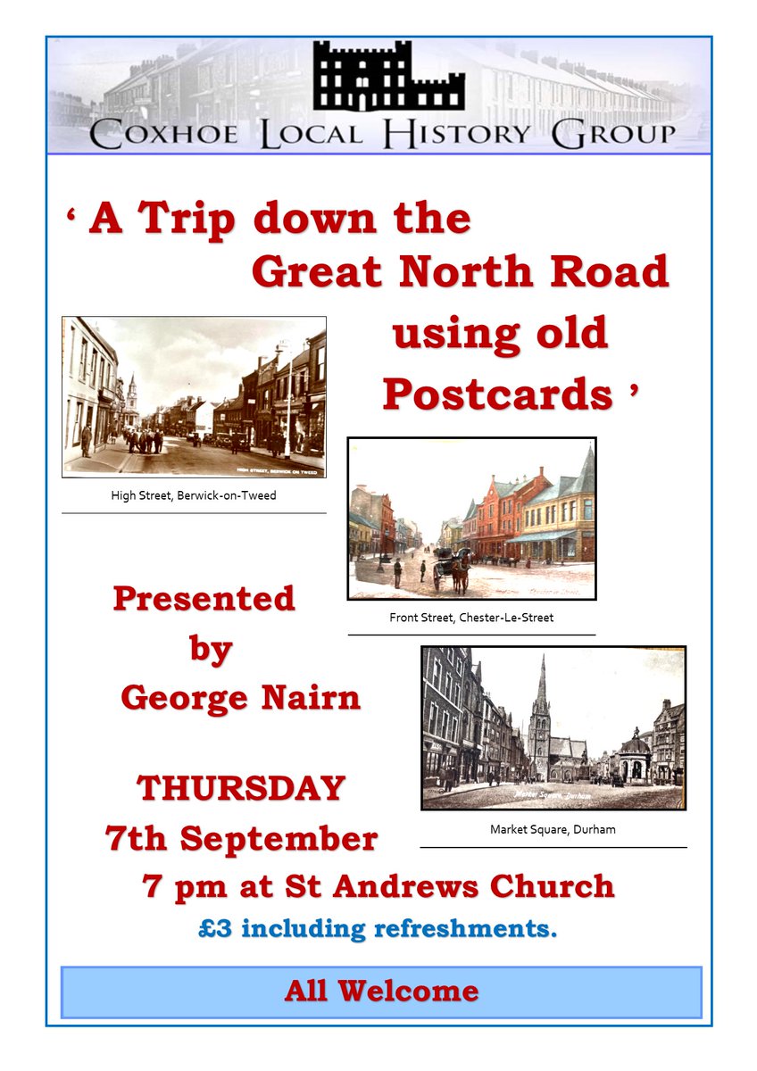 CoxhoeHistory's tweet photo. Summer recess over. Back to business on Thursday evening. See you there. https://t.co/kFM3WejK5w