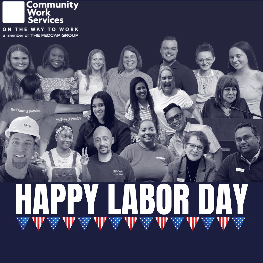 This Labor Day, we honor our exceptional team for their hard work and dedication to breaking down barriers to economic well-being for those we serve. Labor Day serves as a reminder of the power of collective effort and the strength of every member of the CWS &amp; Fedcap family!