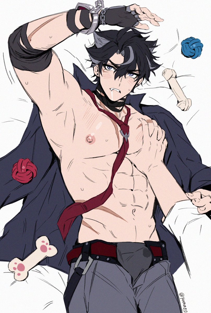yoma_0_0's tweet photo. 🐺⚠️Wriothesley's booba👐 https://t.co/y34b0Pj6c9