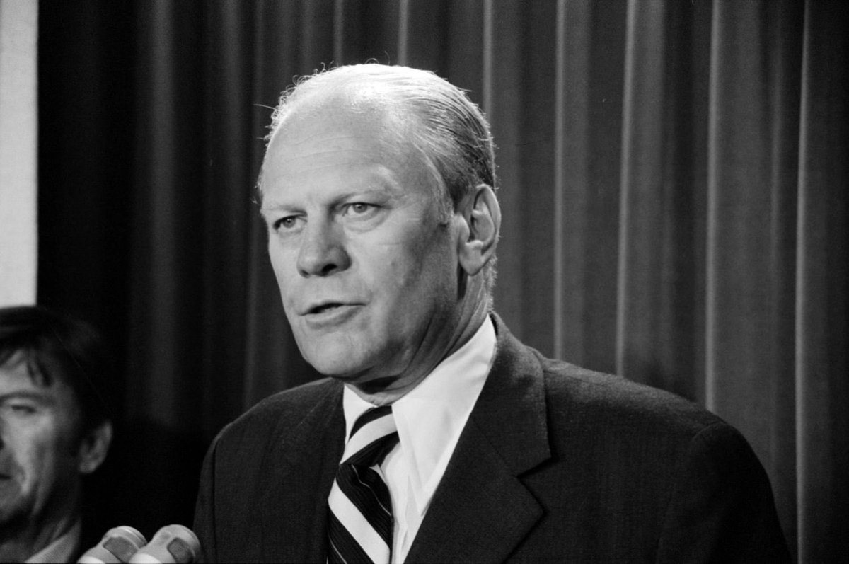 3YearLetterman's tweet photo. Enjoying Labor Day? You need to thank our greatest living president, Gerald Ford, who literally invented Labor Day to give his employees at Ford Motor Co. a day off after the first football weekend.

That’s why he invented the car and won the biggest landslide ever. Thank you sir https://t.co/AXiPADZkpZ