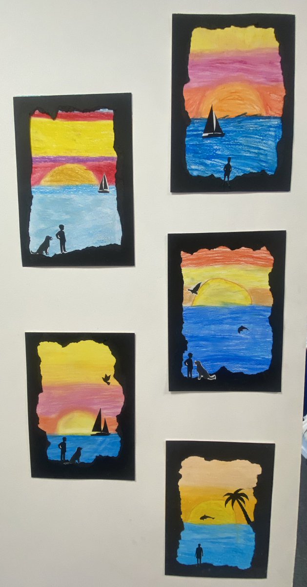 MissKLMarr's tweet photo. We have read the first chapter of our class novel ‘Kensuke’s Kingdom’ and it has inspired us to create come fantastic artwork. Fab start to the year Brilliant Banksy class ✍️🎨@AmySpivey16 @bramley_park https://t.co/y1gAf2z2WT