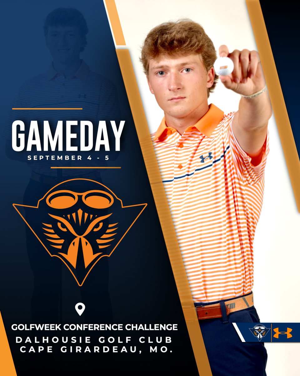 The wait is over…it’s GAMEDAY for <a href="/SkyhawkGolf/">Skyhawk Golf</a>!

UT Martin opens the 2023-24 campaign at the Golfweek Conference Challenge in Cape Girardeau, Mo. 🏌️

📈 Stats: bit.ly/47THaSt

#MartinMade
