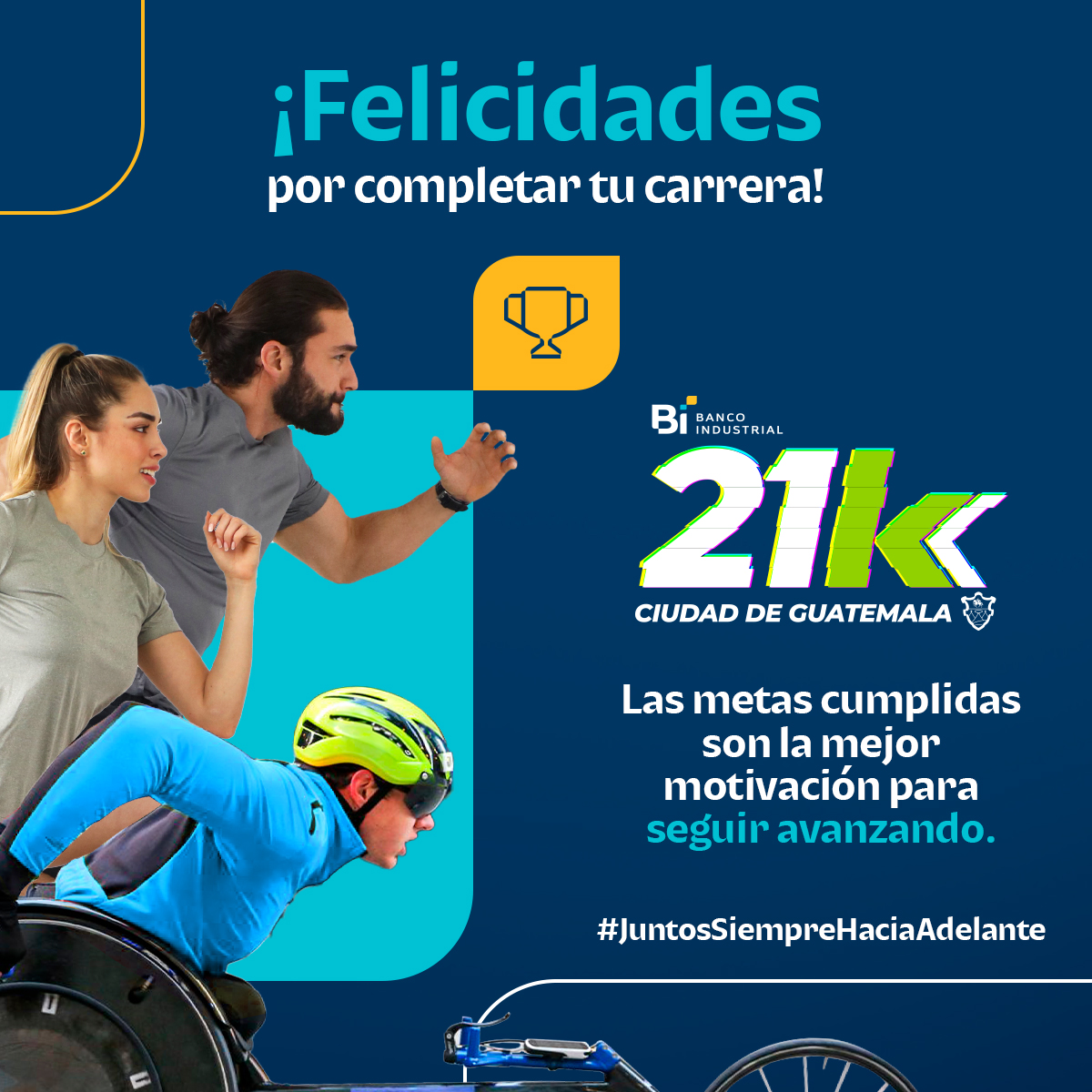 ¡Felicitamos a todas las personas que el día de ayer se sumaron a la <a href="/21KMuniGuate/">21K MuniGuate</a>! 

#DémosleAlDeporte #JuntosSiempreHaciaAdelante