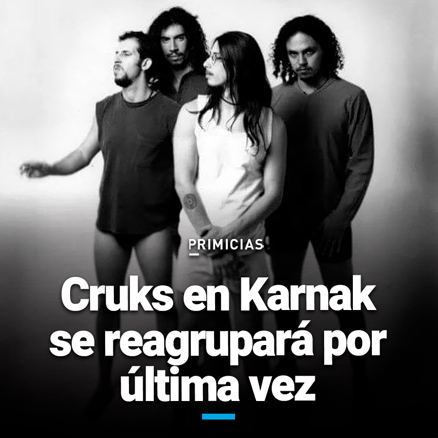 El grupo ecuatoriano de rock Cruks en Karnak anuncia una nueva gira, la primera desde 2007, cuando sus integantes se separaron. prim.ec/EEH150PHu5Z