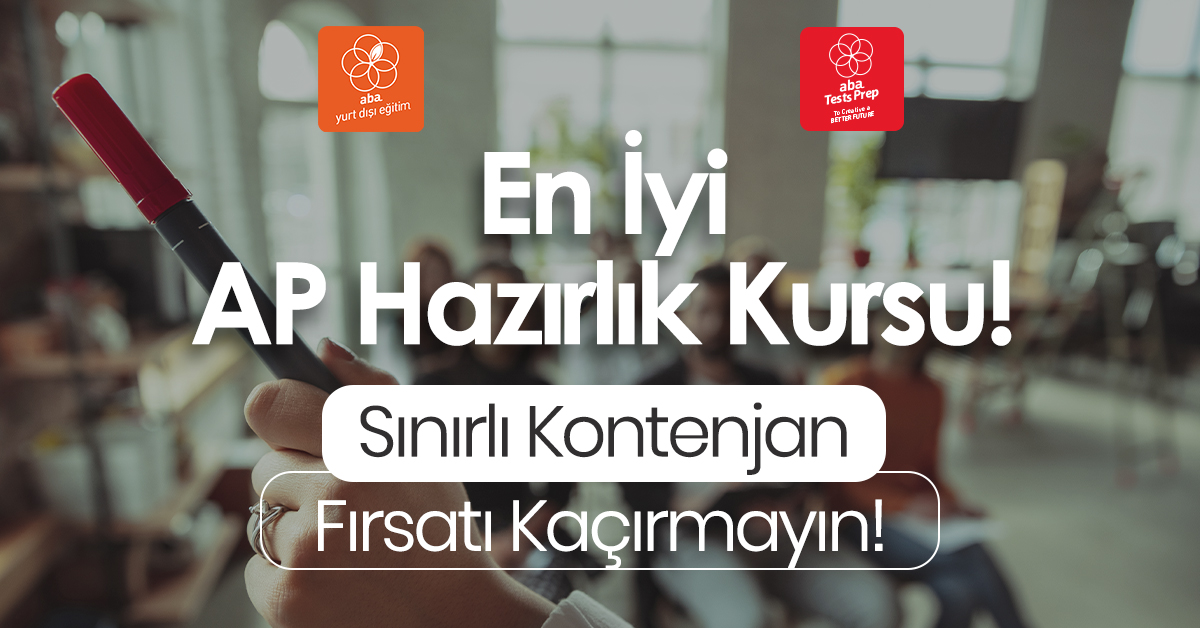 🌟 2024 AP Sınavına ABA Test Prep  ile Hazırlanın! 🌟
❗ Sınırlı Kontenjan - Kaydınızı Hemen Yapın! ❗

📚 Bu fırsatı kaçırmayın: abatestsprep.com/tum-kurslar/ap…

#AP #apsınavı #apexams