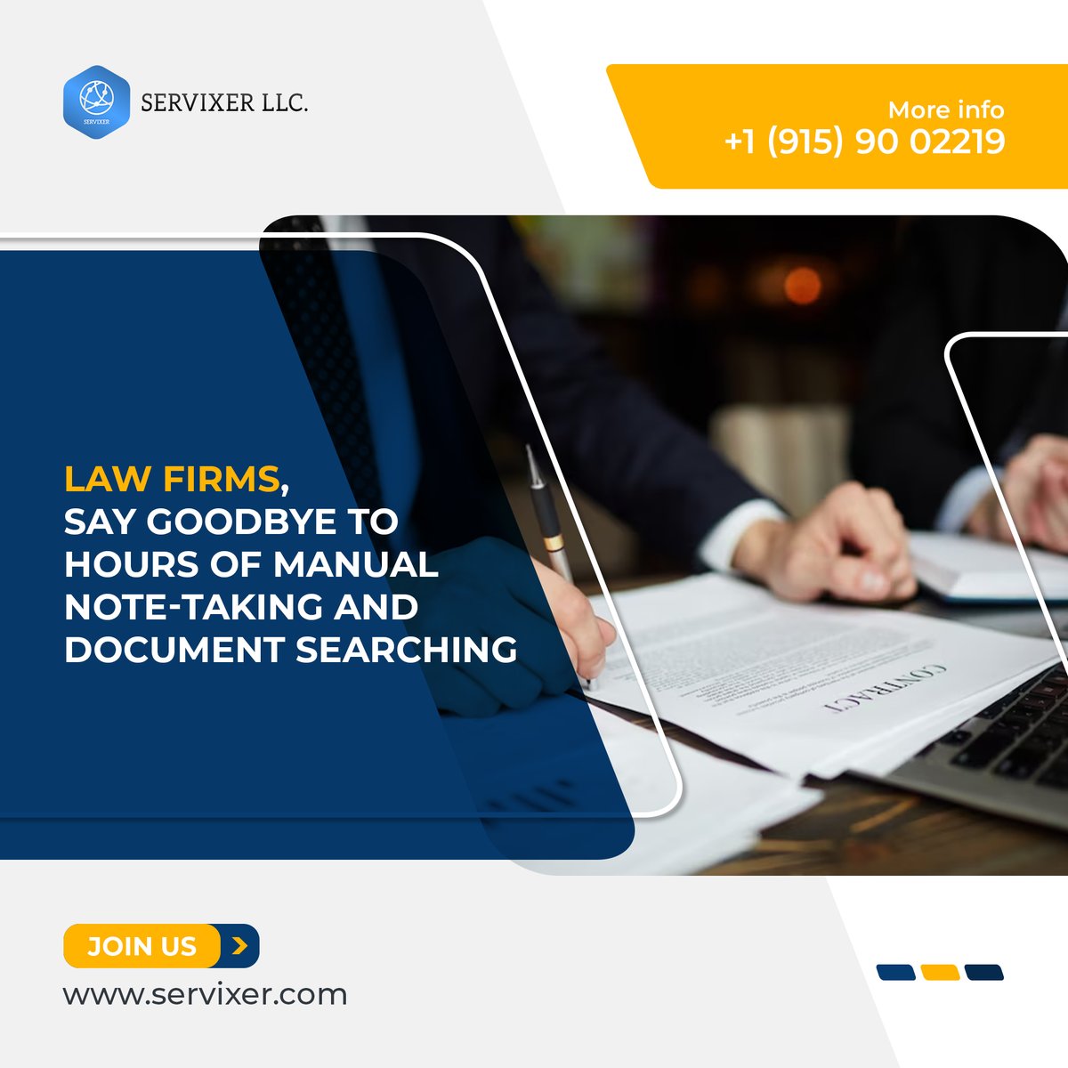 servixer's tweet photo. With Transcription Services:

-Convert court proceedings to text instantly
-Enhance accuracy &amp; compliance
-Save time and costs

Ready to simplify your legal processes? Learn more at https://t.co/5bo43pSHCc

#LegalTech #TranscriptionServices #LawFirmEfficiency 📜🗂️🎤 https://t.co/0gjoTJZVz2