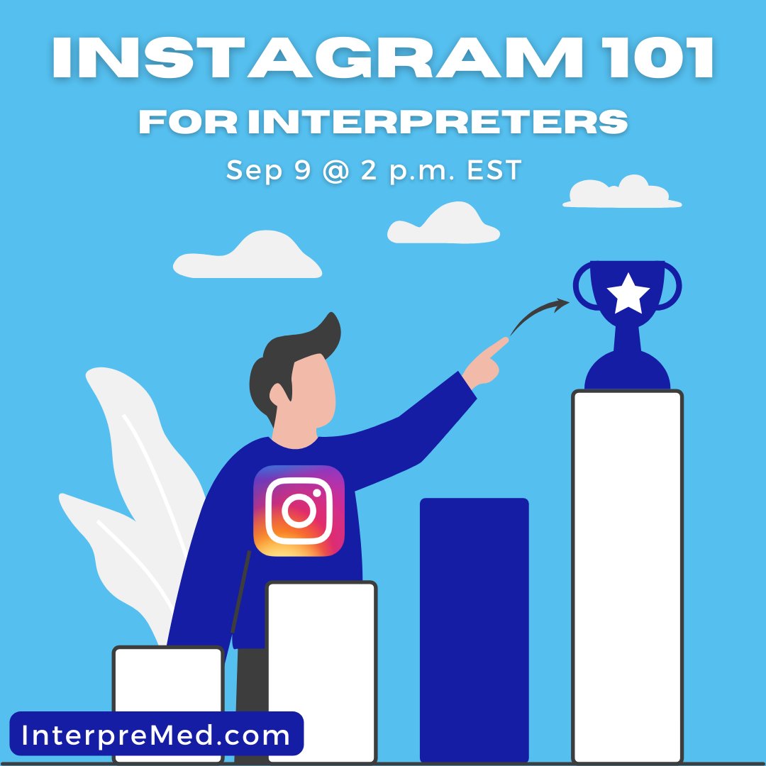 Learn the art of creating content that truly connects with your followers. This Saturday, Sara Garcia, a seasoned conference interpreter and Instagram content creator, will share insights to elevate your Instagram profile! Join us on Sep 9 @ 2 p.m. #1nt InterpreMed.com