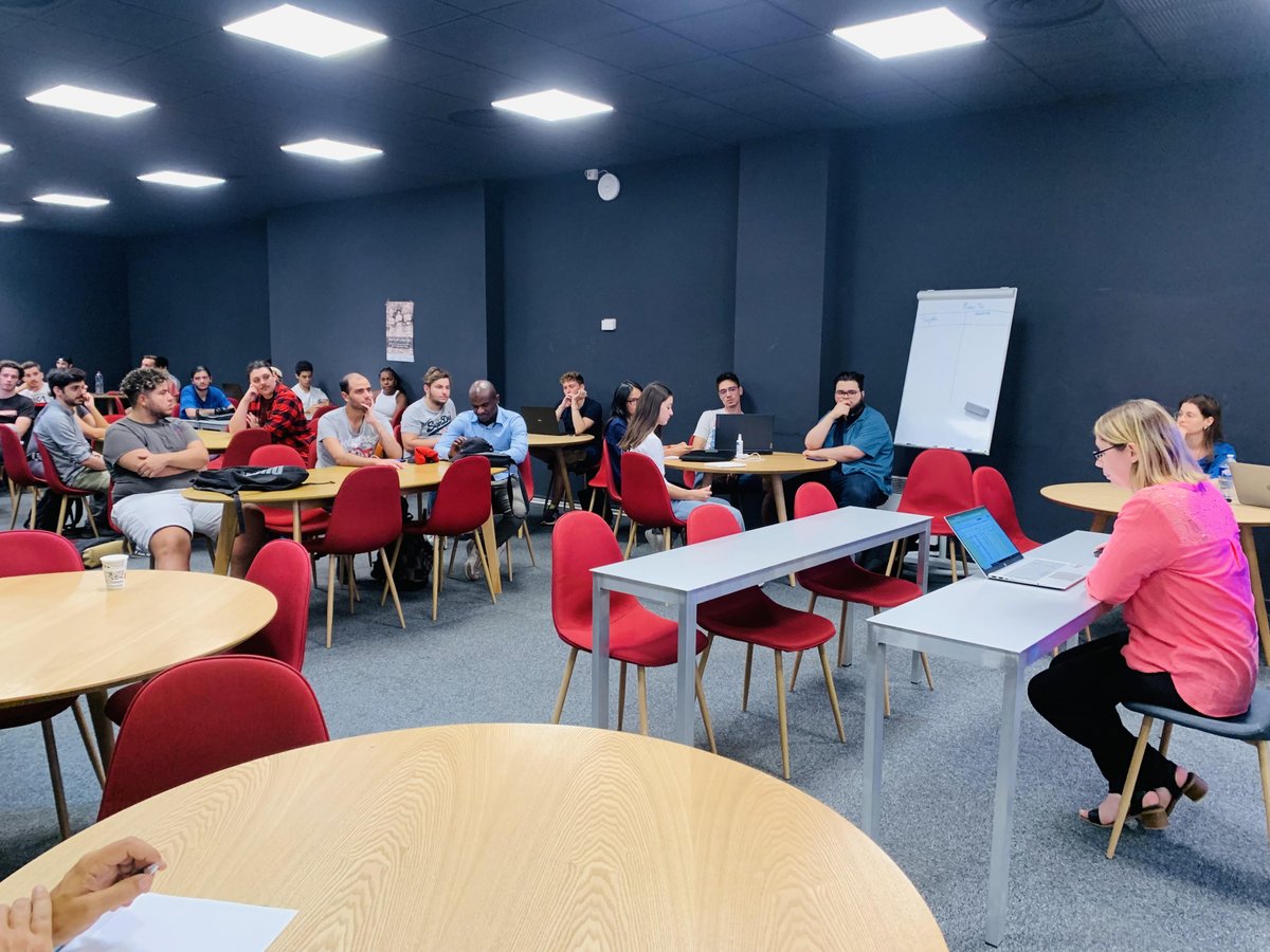 LaPlateformeIO's tweet photo. [RENTRÉE 2023] : Nos étudiants de 1e et 2e année de Bachelor, et de MSc DPO ont fait leur rentrée à @LaPlateformeIO aujourd'hui !
C'est parti pour une année pleine de promesse... 🎉
Et tout ça en gardant le cap vers 2025 et l’ouverture de notre futur campus 🙌🏽 https://t.co/PdMgBwNG5b