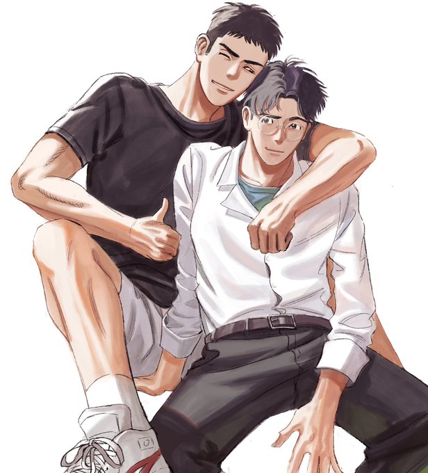 「2boys muscular」 illustration images(Latest)｜4pages