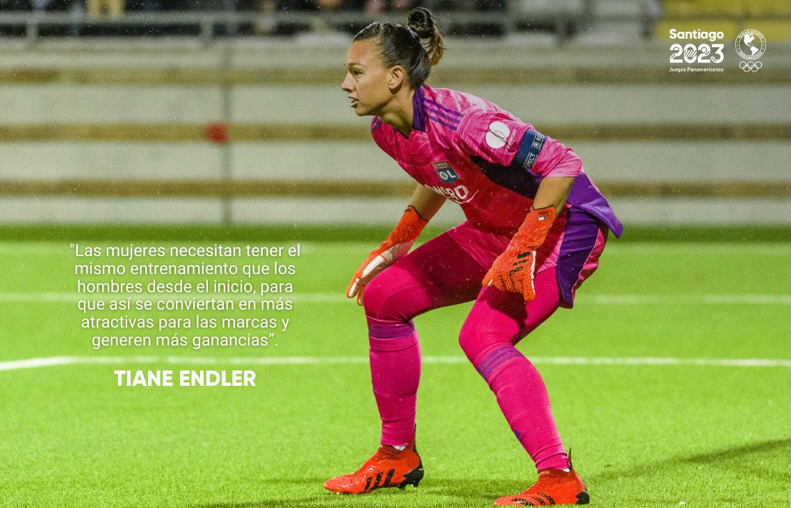 #FrasePanamericana - Christiane 'Tiane' Endler, arquera y capitana de la selección chilena de fútbol femenino. ⚽🔥
