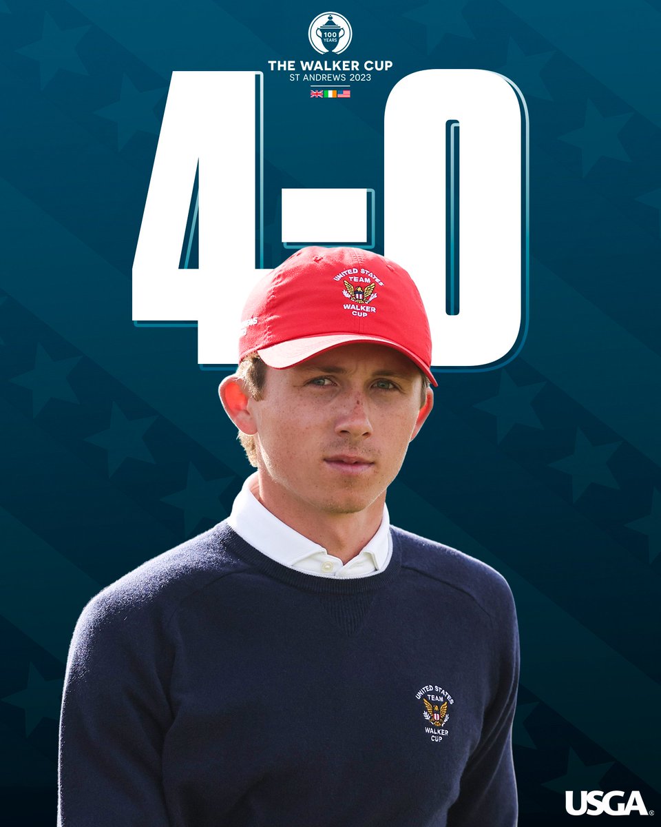 The World No. 1 showed up 💪 #WalkerCup