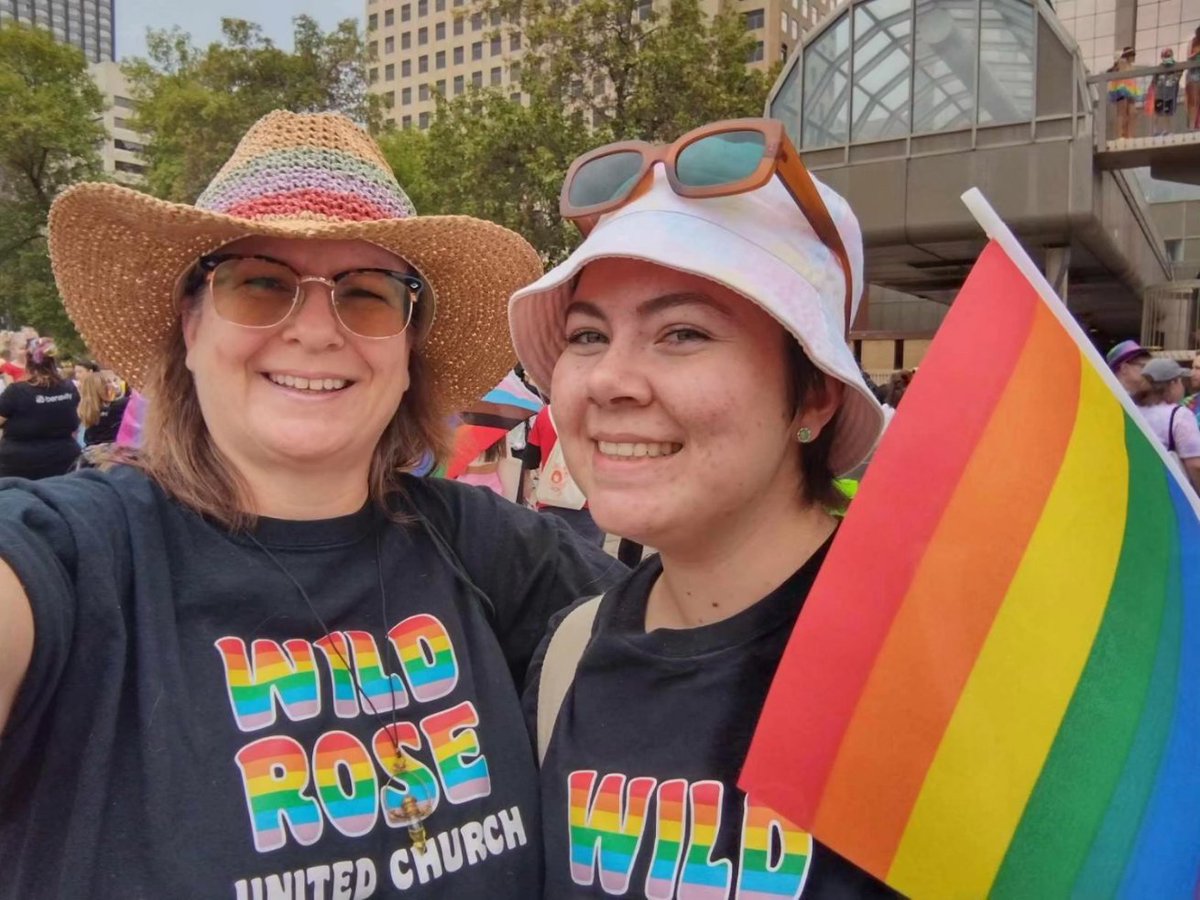 WildRoseChurch's tweet photo. Happy Pride Everyone!
#wruc #yyc #calgaryprideparade #pride2023 https://t.co/KZHobuCWiB