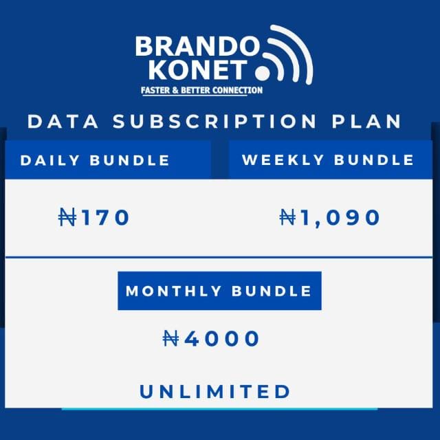 Have you heard about Brandokonnect,  an app that gives you the privilege to enjoy both unlimited data and also partake in the company's shares? 

If NO is your answer,  then you're missing out. 

Let me get you connected!