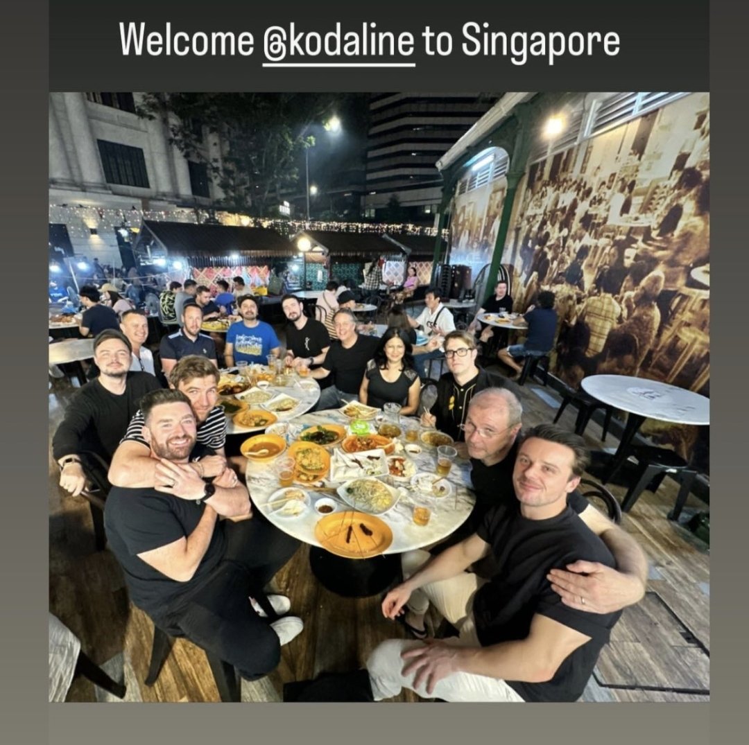 Next up for <a href="/Kodaline/">Kodaline</a> is Singapore #KodalineTour #KodaluneSingapore