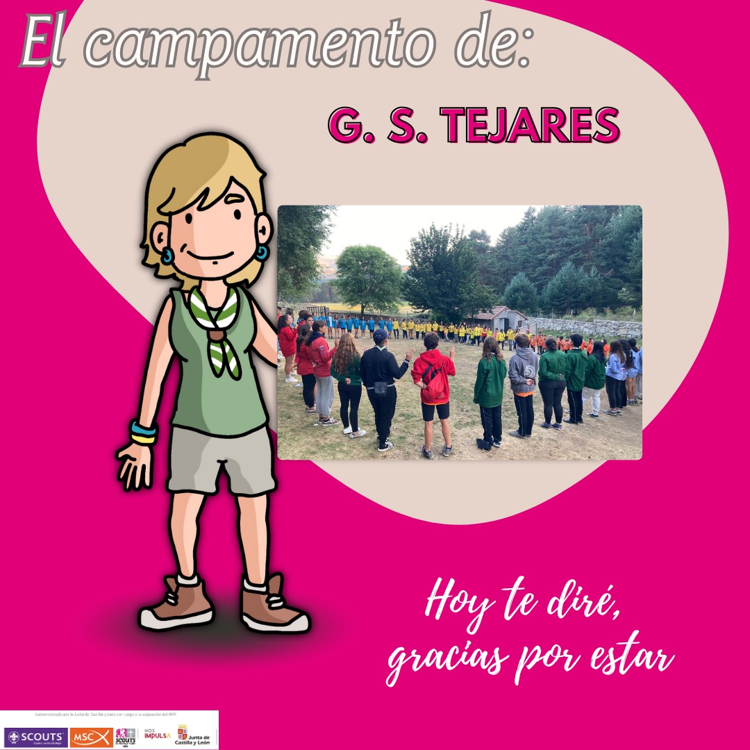 ScoutsCyL's tweet photo. Y el G S Tejares, junto con el G S Calasanz disfrutaron de su campamento en Hoyos del Espino, Ávila.
Un gran campamento conjunto para compartir escultismo y crecer como scouts ¡Qué gran campamento!🥰
“Hoy te diré, gracias por estar” ⛺🌳🌲
#scoutscyl #campamentos2023 https://t.co/JfNivjReGJ