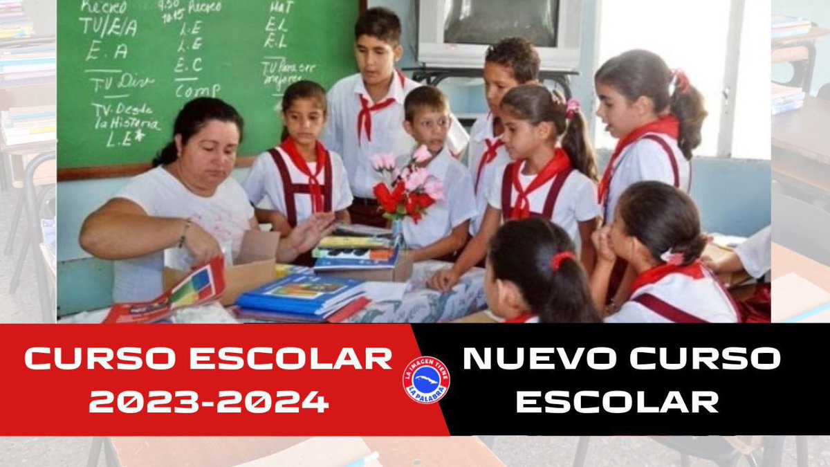 Las aulas ya están llenas, hoy se respira enseñanza, reencuentro y nuevas experiencias; ya comenzó el #NuevoCursoEscolar 2023-2024😁📚✏️