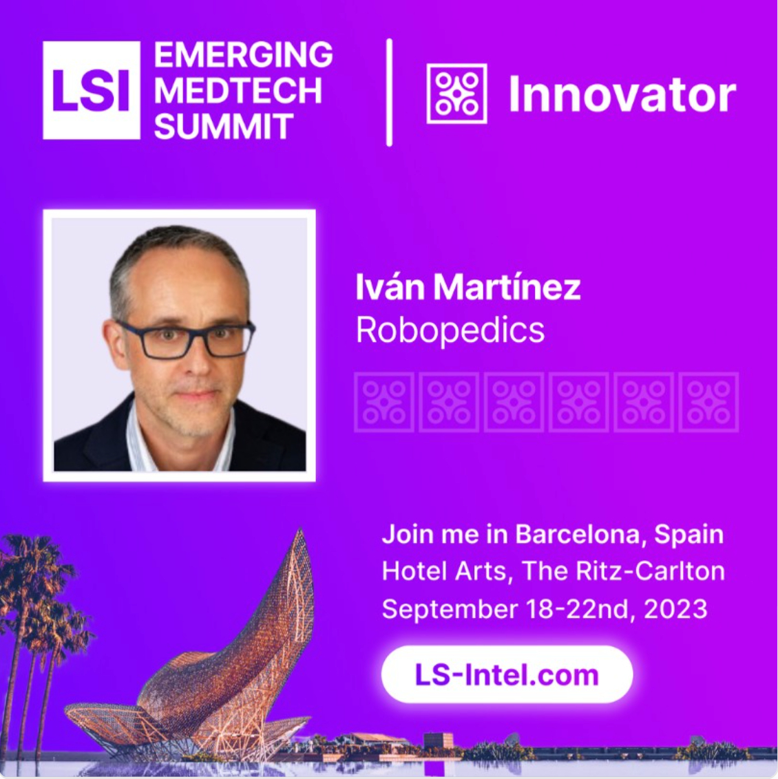 Robopedics (@robopedics) on Twitter photo At Robopedics we're looking forward to participating in #LSIEurope23 in Barcelona organized by <a href="/lsintelligence/">LSI - Life Science Intelligence™</a> presenting our project and our new device Awake.
Planning to visit the event? DM us for networking opportunities. At Robopedics we're looking forward to participating in #LSIEurope23 in Barcelona organized by <a href="/lsintelligence/">LSI - Life Science Intelligence™</a> presenting our project and our new device Awake.
Planning to visit the event? DM us for networking opportunities.