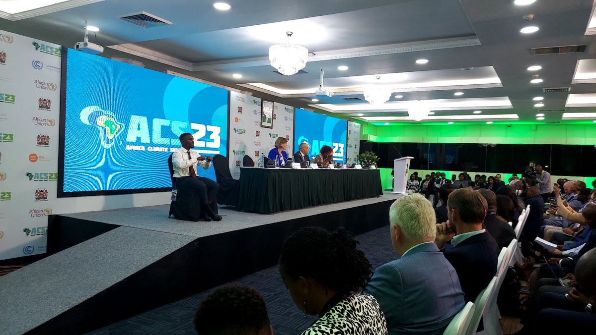 Africa Climate summit has kicked off and glad to hear speaker after speaker talk about the opportunities #ClimateCrisis has bestowed upon us all. Like water, let climate funds flow towards climate resilient WASH services. <a href="/UNICEFAfrica/">UNICEF Africa</a>