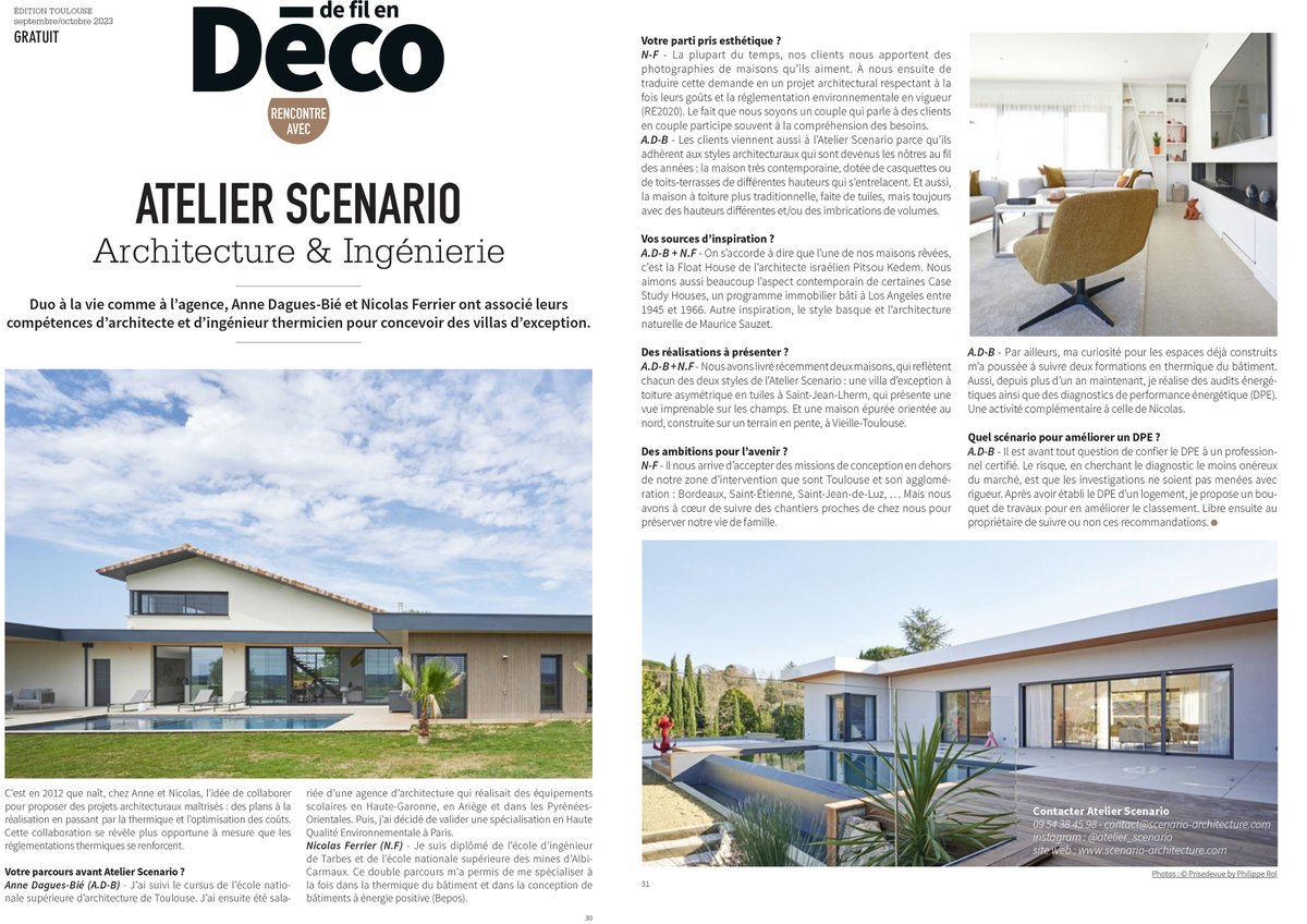 ArchiScenario's tweet photo. Ce mois-ci l'Atelier Scenario est dans De Fil en Déco : https://t.co/PsgbkaKQjR - https://t.co/ruLENKr4Ev https://t.co/8UXQipvnoT