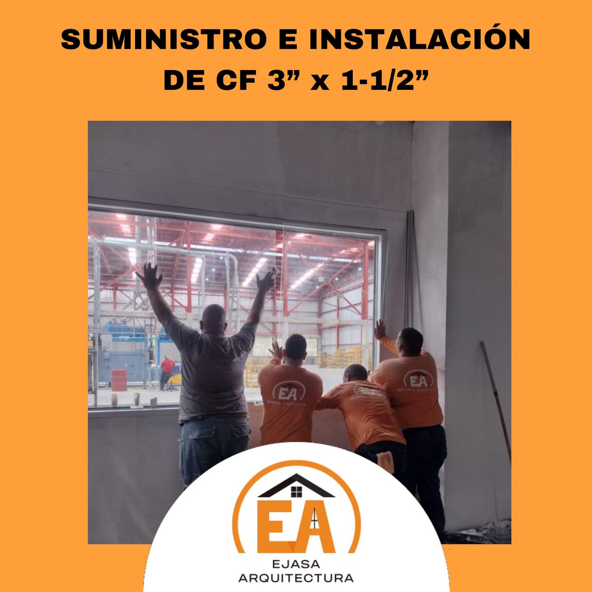 ejasa_arq's tweet photo. SUMINISTRO E INSTALACIÓN DE CF 3” x 1-1/2” + SUMINISTRO E INSTALACIÓN DE PTAS ES-21 ESW para divisiones internas de oficinas
#ventanería #barranquilla #divisiones #mantenimientodeventana #colombia
#cartagena #bogota #mantenimiento #construccion #medellín #cali #bucaramanga https://t.co/c9G9gypk7K