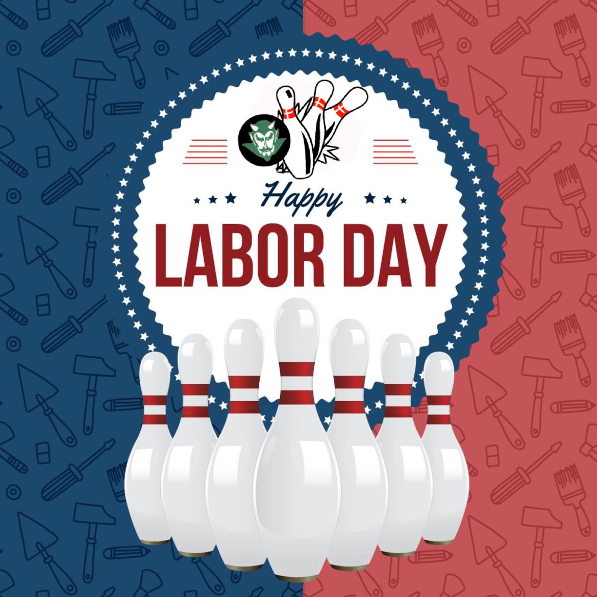 GvilleBowling's tweet image. Happy Labor Day!🇺🇸 #LaborDay #LaborDayWeekend2023