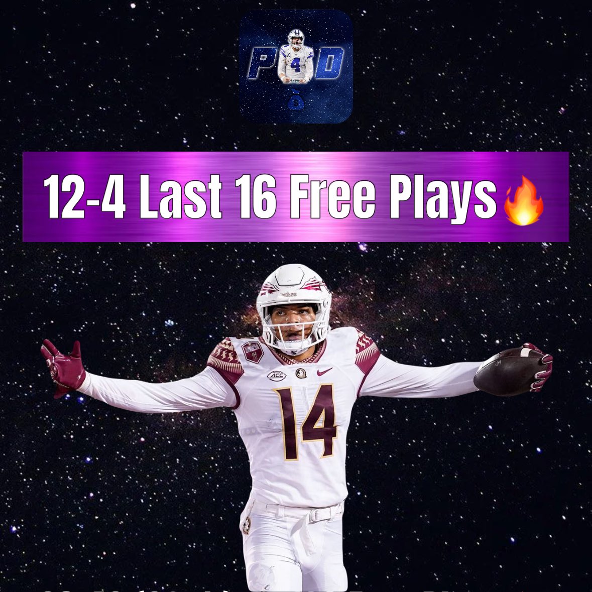picks4dayzzz's tweet photo. 🔥🏈FREE PLAY🏈🔥

750 RT + LIKES + REPLIES💥

Must Be Following: @picks4dayzzz 

Will DM to Everyone That Did All 3 if We Don’t Hit the Number🤝

#GamblingTwitter https://t.co/CCueINSmwH