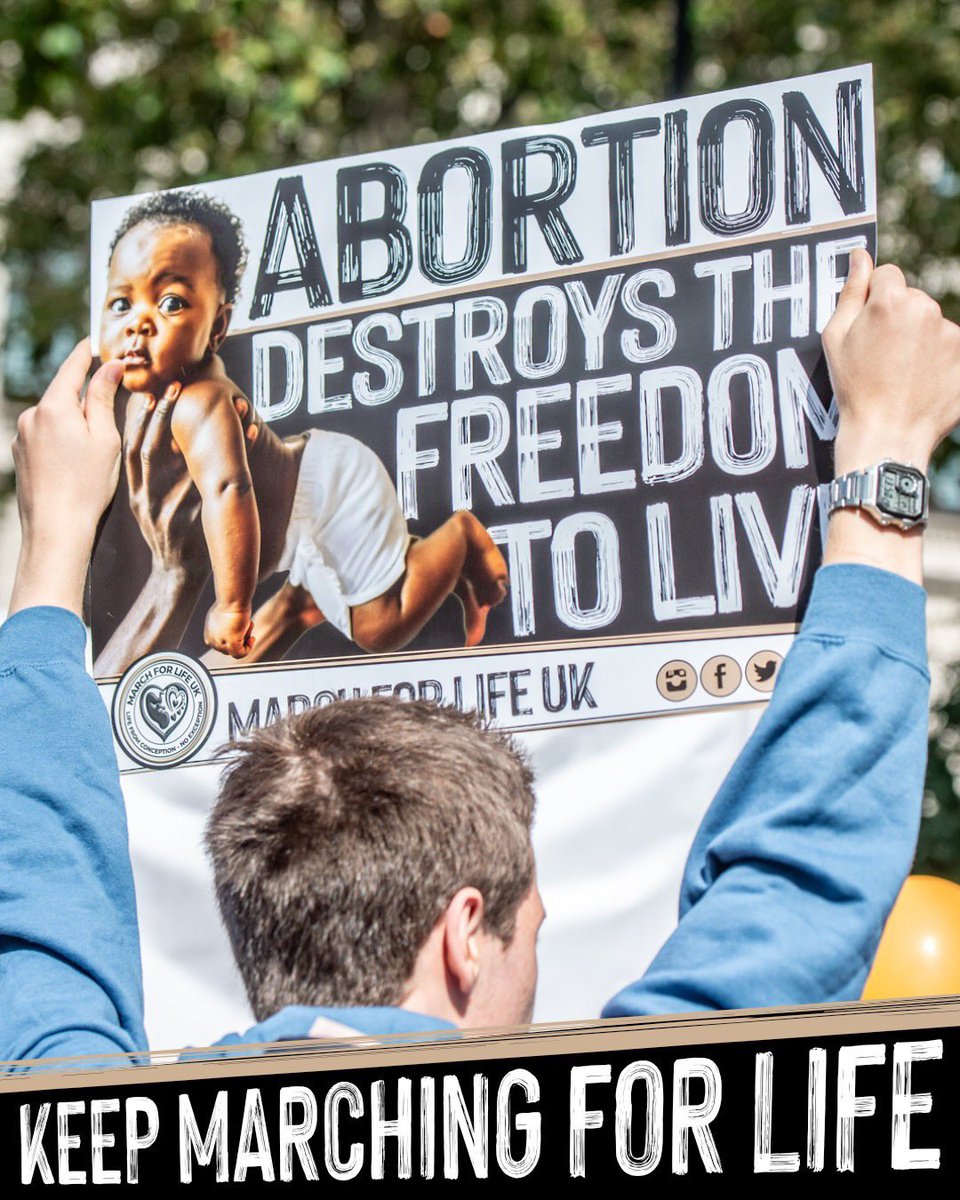 Abortion destroys the freedom to live If you agree please RT! #March4LifeUK #Abortionisnothealthcare #Abortion #UK #10milliontoomany