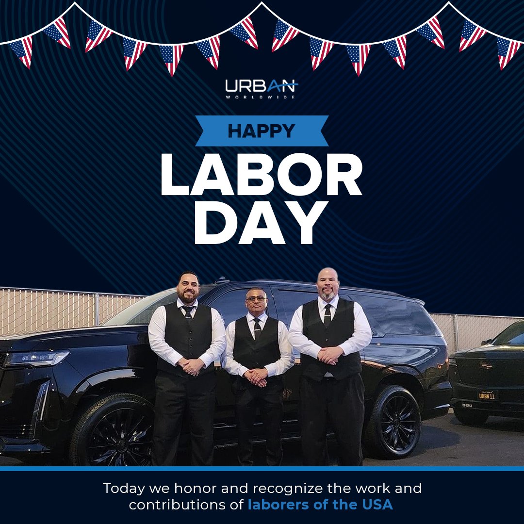 UrbnWorldwide's tweet photo. Happy Labor Day!
Today, we celebrate the hard work, dedication, and contributions of every
individual that keeps our country moving forward.
May you enjoy a well-deserved break, recharge and enjoy quality time with
loved ones.
#LaborDay #UrbanWorldwide https://t.co/jyGzjtxzdQ