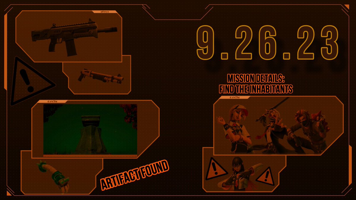VanguardBR1's tweet photo. A group of dangerous Inhabitants, A Chosen One, and a Mysterious Artifact…Where is Nova?

Vanguard BR: Season 3 begins September 26th, 2023. (Teaser 2)
#VanguardBR #FortniteCh4S4 #FortniteLastResort #MadeInCreative #MiniBR #FortniteCreative https://t.co/D2bsZsfrtx