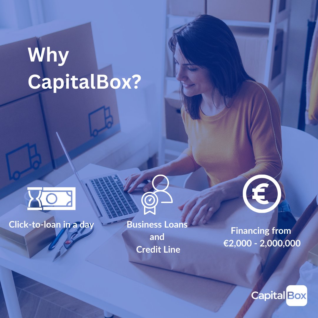 CapitalBox as the leading European fintech SME lender 👨‍💼🏭 

Find us here 👇 

capitalbox.com

#SME #business #Startups #innovation #businessloans