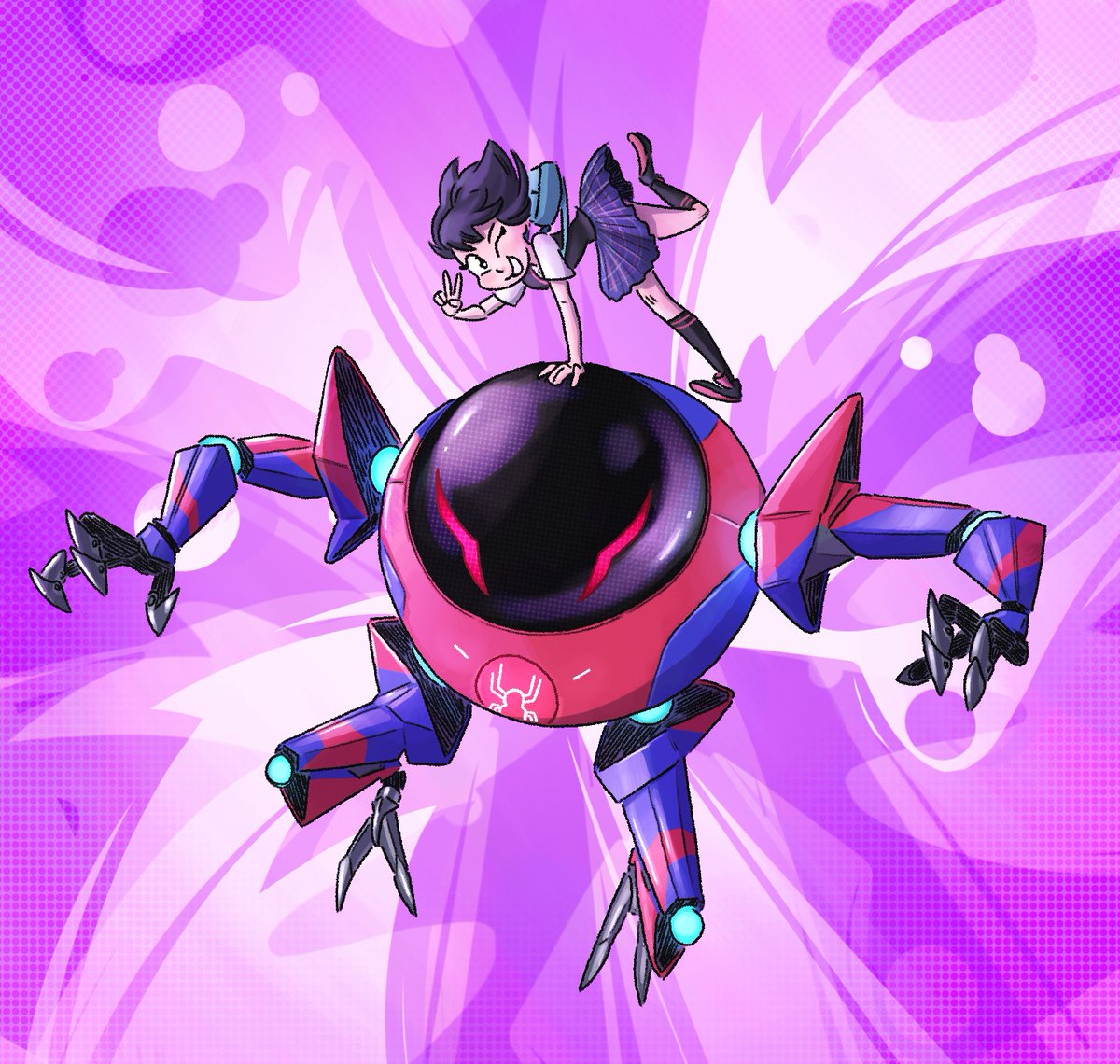 __d_r_e_w__'s tweet image. 🕷️ #fanart #pennyparker #SpiderVerse