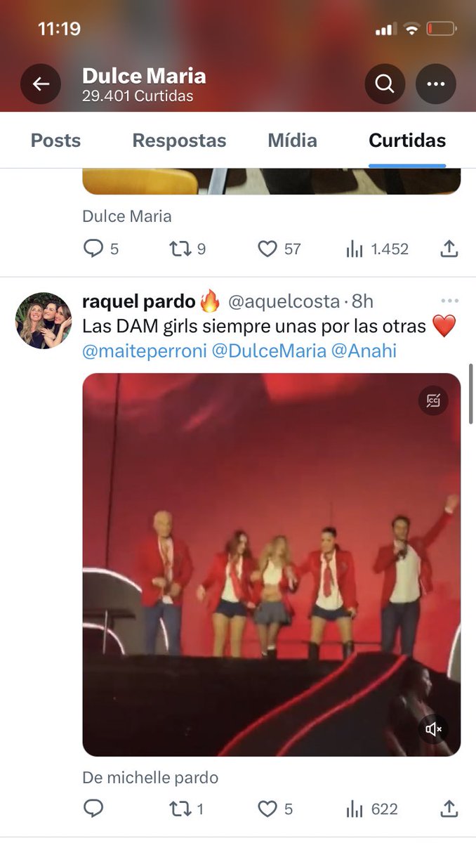 aquelcosta's tweet photo. Bom dia sendo notada pela DM! EU NUNCA FUI TRISTEEEE! TE AMO, @DulceMaria! 😭❤️ https://t.co/jiPkIB73AW