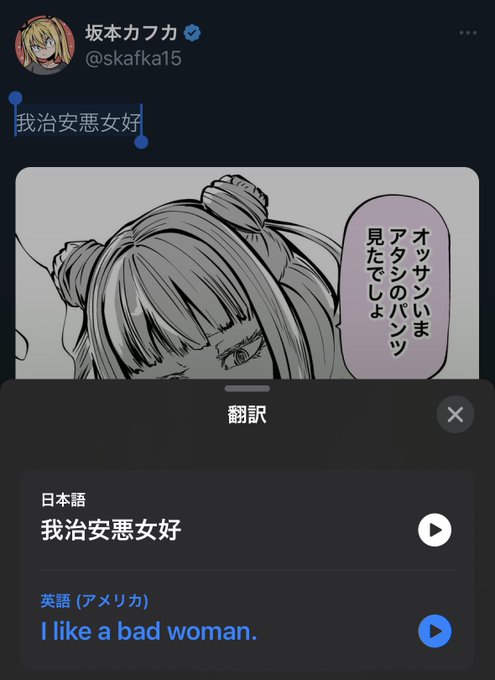 翻訳機能って進化してるのな 
