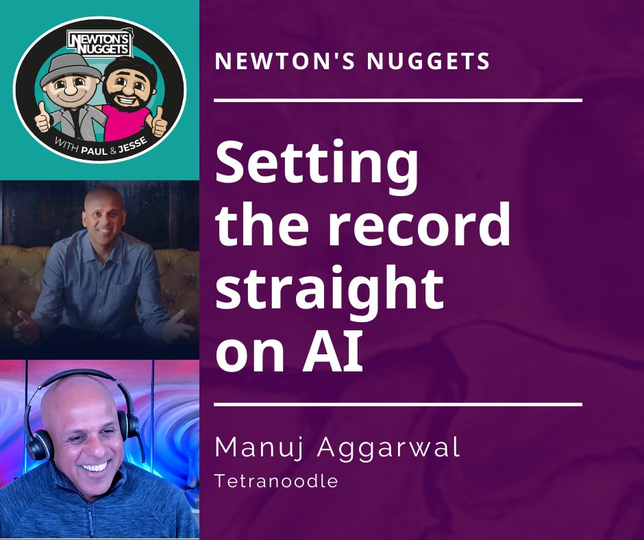 How does AI affect you as a small business owner?

Listen to this week's episode of Newton's Nuggets to find out!

#ai #business #businesspodcast #newtonsnuggets #artificialintelligence #businessai