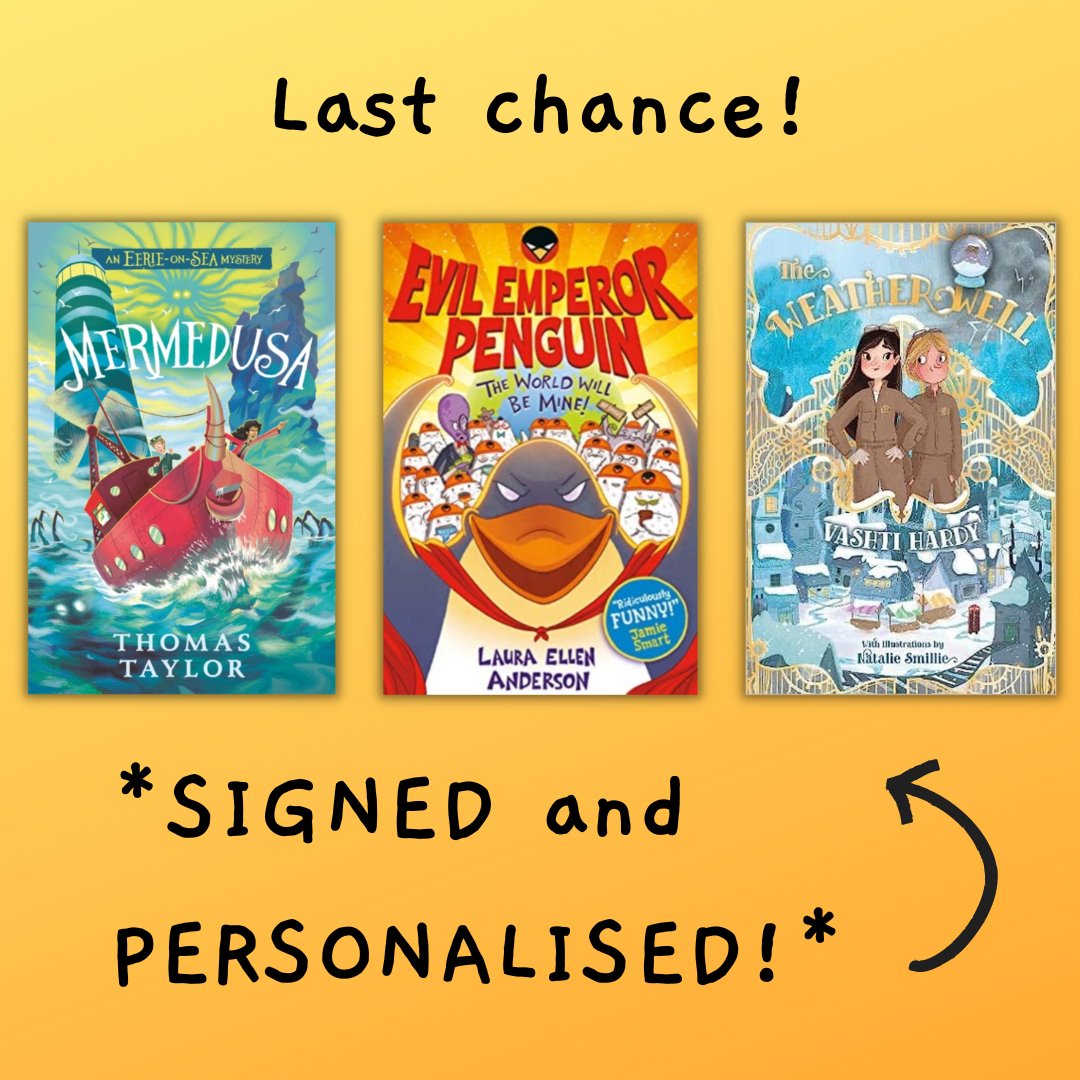 booknookhove's tweet image. If you want one of these amazing books dedicated to a person of your choice, be fast!

They're published on Thursday, so now's your chance!

Pre-order here👉 booknookuk.com/product-catego…

#SignedBooks #PersonalisedBooks #LocalAuthors
@ThomasHTaylor @Lillustrator @vashti_hardy