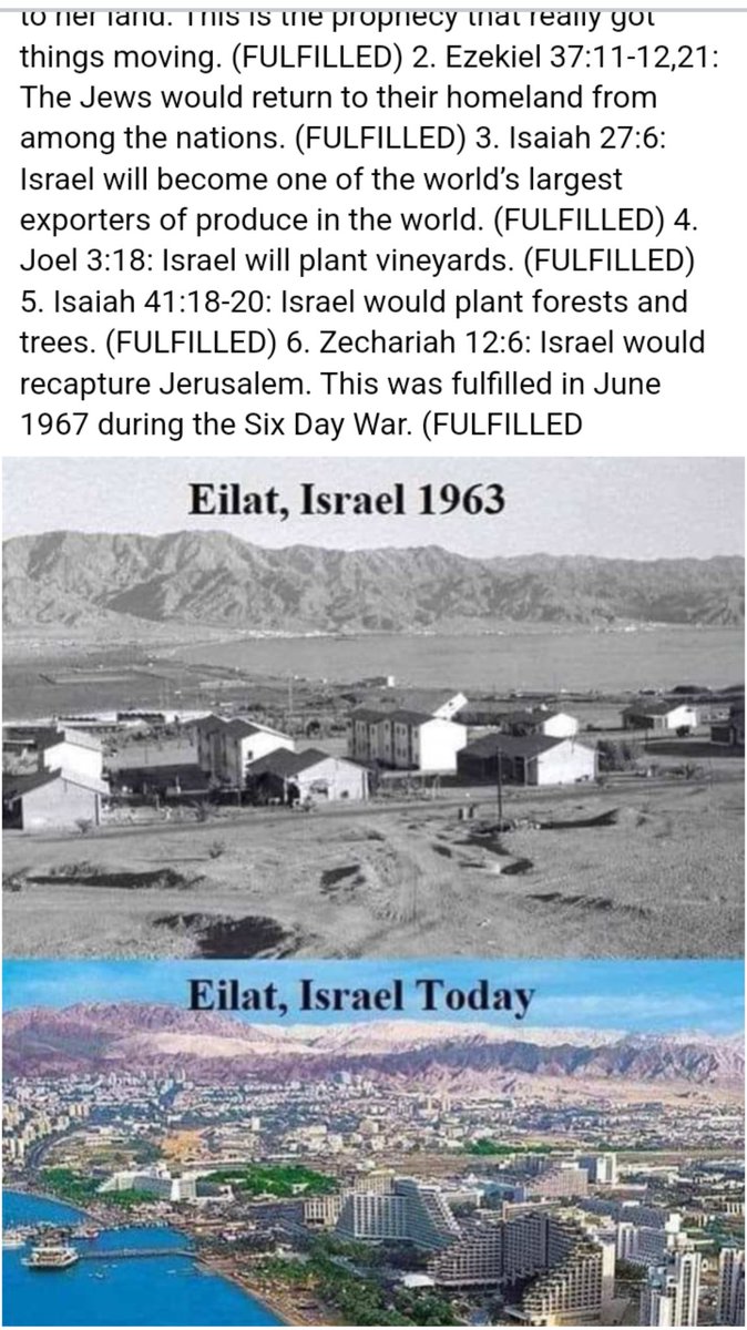 1TruthAndGrace's tweet photo. #MondayThoughts
#Isaiah66:8 #Israel will be reborn in a day. This was fulfilled on May 14, 1948, when Israel returned to her land. https://t.co/4tgES5rmfV