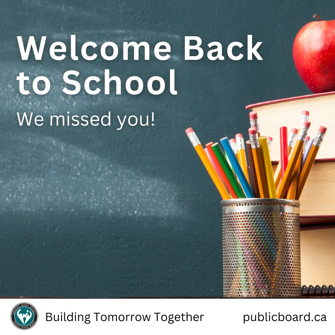 We missed you! The 2023-24 school year begins on Tuesday, September 5th for students in grades 1-12. Kindergarten classes commence on Monday, September 11th.