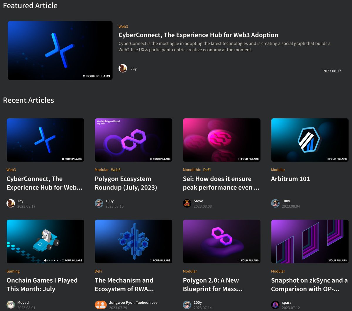 : : The Official Website is Now Live 🔴

🚀 Excited to share that the <a href="/FourPillarsFP/">Four Pillars</a> website has officially launched!

🗓️ This September, just sign up to access all our research articles for free.

Visit us: 4pillars.io/en