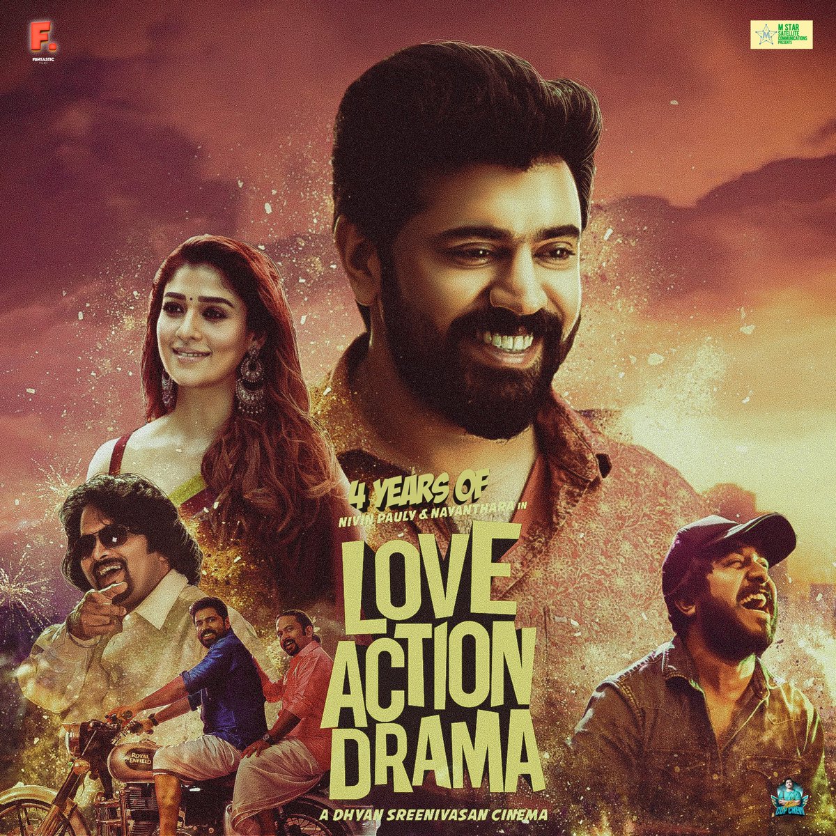 NivinCDPCrew's tweet photo. Here is the CDP for #4YearsofLoveActionDrama
Let the celeberation begin!

Design - @AdharshLfa

@NivinOfficial || #NivinPauly
#NivinCDPCrew https://t.co/F9m0NvoyDA