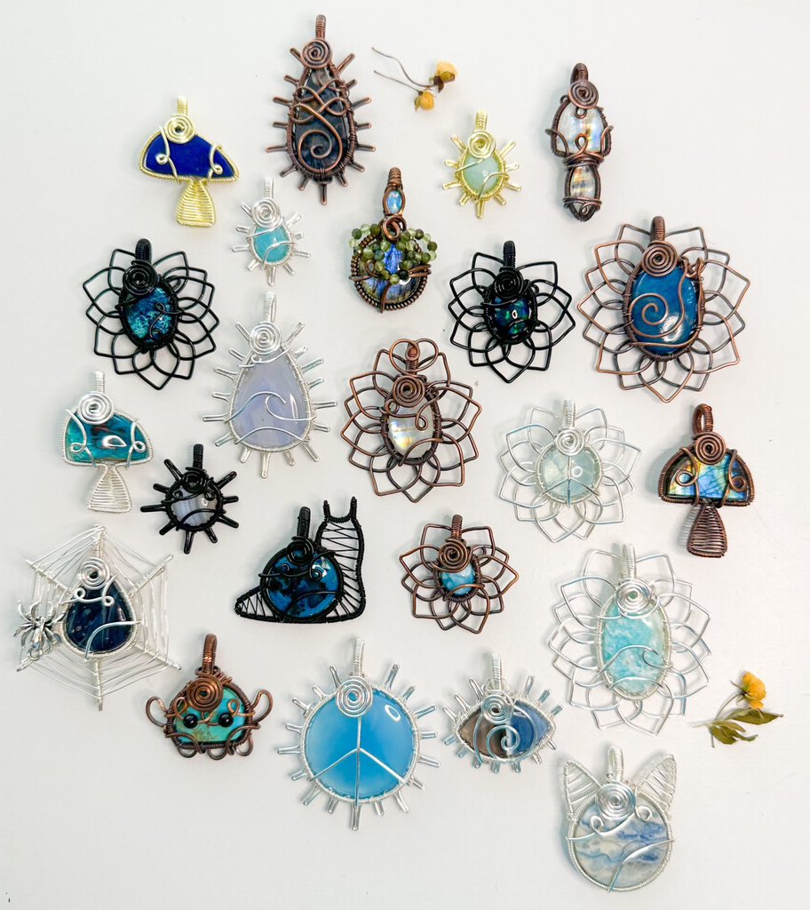 the crystals        🌊🧊🩵       the pendants

“sea glass” collection coming Friday September 8th at 8pm eastern time &lt;3