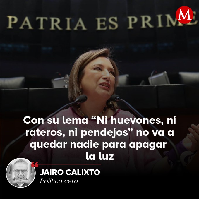 Milenio's tweet photo. #PolíticaCero | El show de Xóchitl, primera reina del dedazo, en el Ángel estuvo fundamentalmente furris, uno esperaba más arrebato, más locura, gelatinas para todos y huipiles por doquier, pero no.

🎙 Lee y escucha la opinión de @jairocalixto

https://t.co/9Qs9vyIOAZ https://t.co/PfMKDGf1w7
