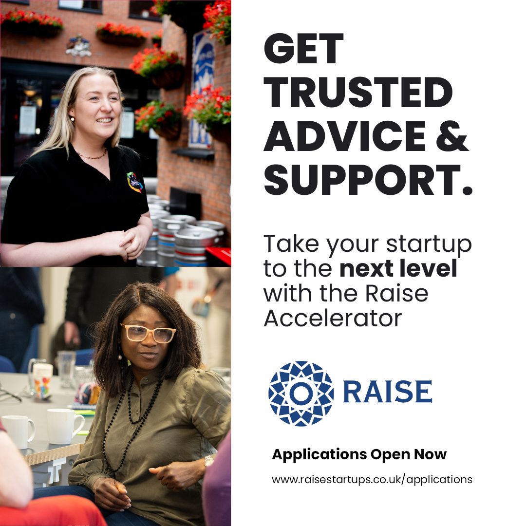 🔸 Are you ready to validate your proposition and meet the right investors? 
🔸 Do you want to be in with a chance of securing £50,000 equity investment to fund your startup? 
🔸 Do you have ambition to grow, scale and exit?

Find out more: raisestartups.co.uk/accelerator/