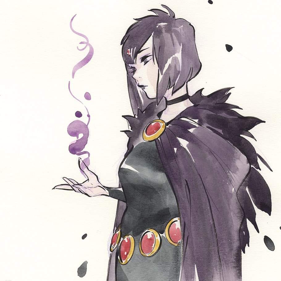 Raven 
Art by Peach Momoko 
#dccomics