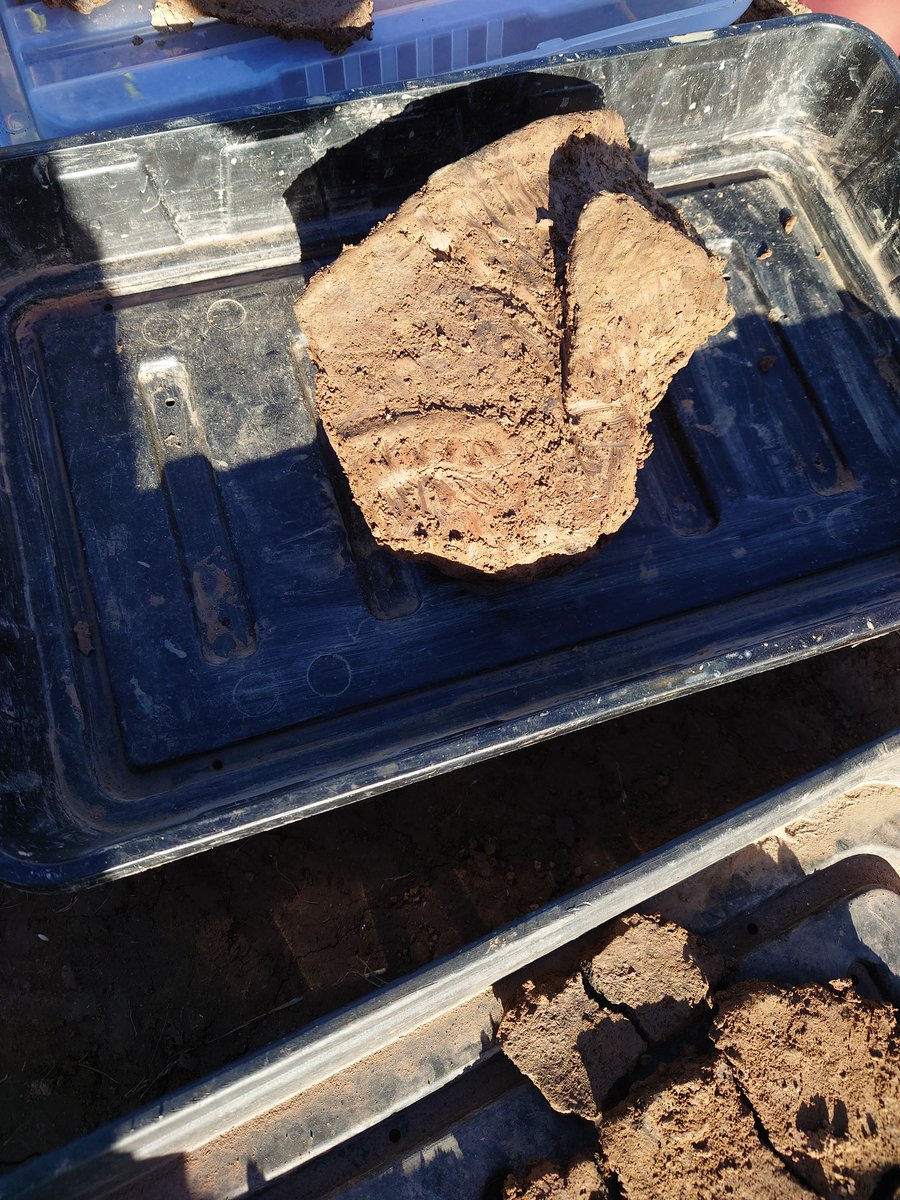 Some of you may remember this wonderful bronze age ceramic that came up over a year ago in #cardiff. The conservation is now complete! Heres a sneak peak of the final pot, I'll be sharing more behind the scenes videos and photos is due course. 1/