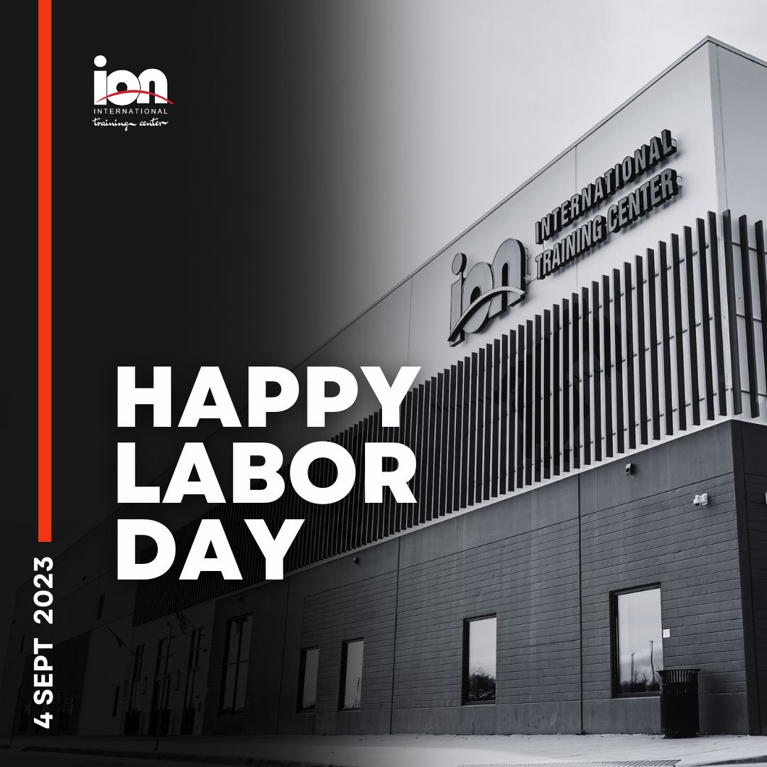 🇺🇸 Happy Labor Day from Ion International Training Center! 
Thank you for being part of our Ion family.
Let's celebrate a day of joy, unity, and well-deserved appreciation.
Happy Labor Day!