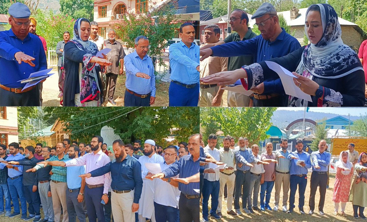 DCBaramulla's tweet photo. #BhrashtacharMuktJK Campaign Begins in Baramulla District! 🌟 DC @DrSyedSehrish kick-starts the drive for corruption-free, transparent governance. Govt. departments unite for a grand success. Let's pledge for an accountable J&amp;K!  
@diprjk 
@ddnewsSrinagar 
@PIBSrinagar https://t.co/e2io1L9mep