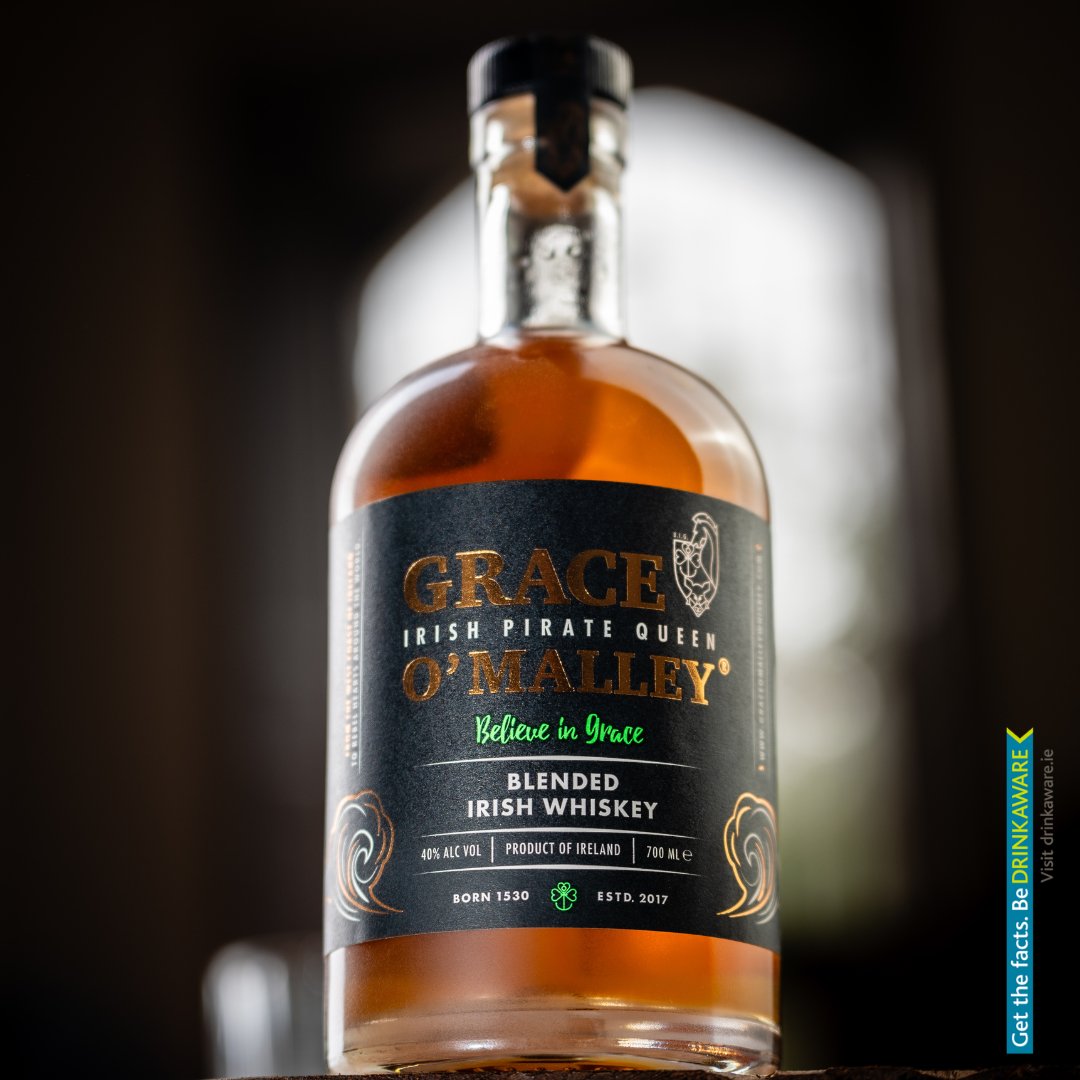 Passion for whiskey, devotion to heritage. Grace O'Malley Blended Irish Whiskey – an ode to the Irish spirit. 🍀🥃 

#BelieveInGrace #GraceOMalley #irishwhiskey #whiskey #irish #blendedirishwhiskey #blendedwhiskey #ireland #spirits #cheers  #whiskeycocktail #oldfashioned
