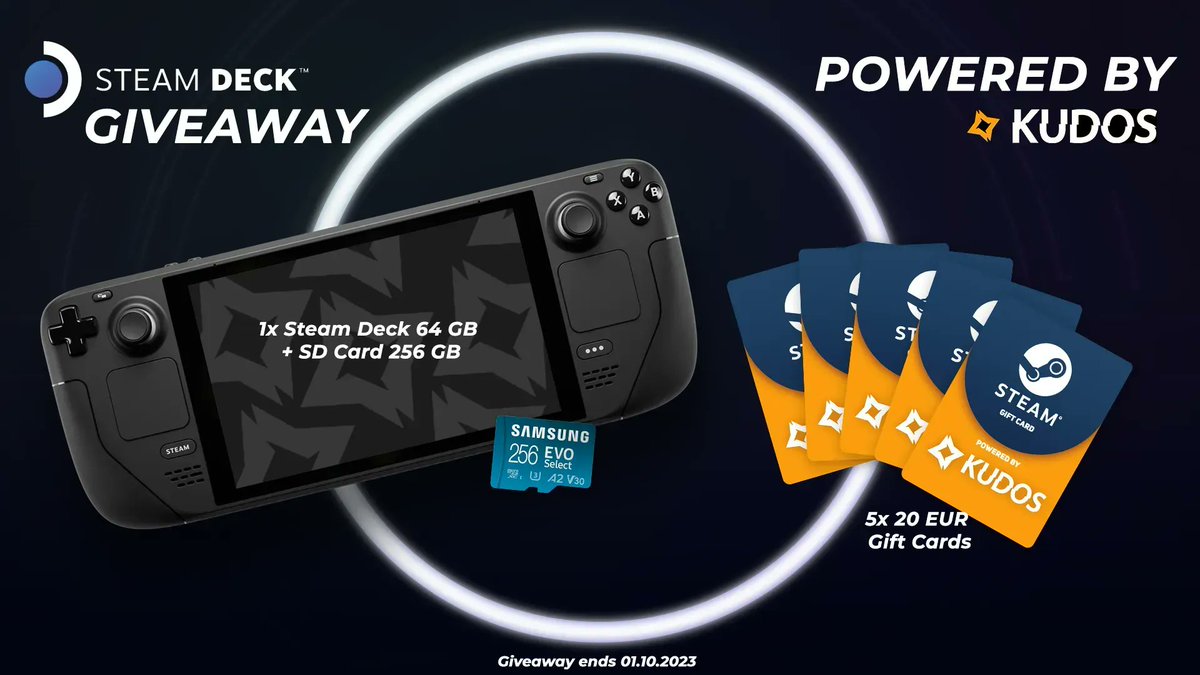 Need a break from the PC but still wanna play games? How about winning yourself a #SteamDeck and making that wish a reality - Comfy gaming is the best gaming! Sign up and win! 👉 bit.ly/kudossteamdeck #steamdeckgiveaway #kudosgiveaway