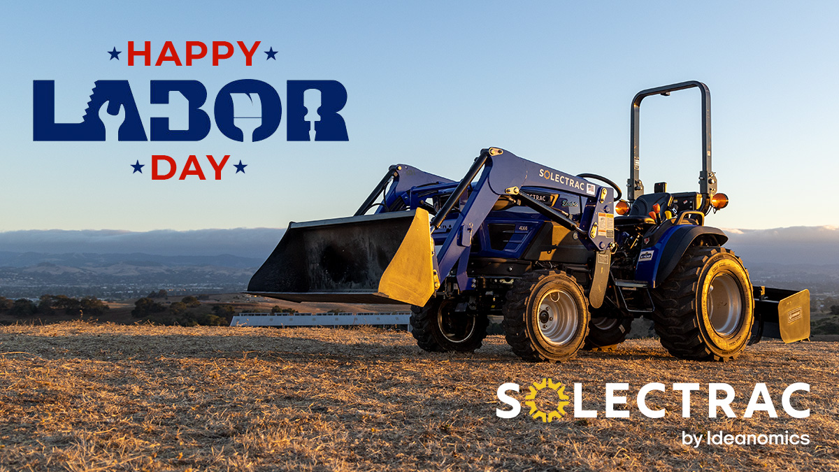 Happy Labor Day from Solectrac! There is still time to take advantage of our great summer deals on our #ElectricTractors. Learn More solectrac.com/promotions/

#laborday #tractors #farming #homeandgarden